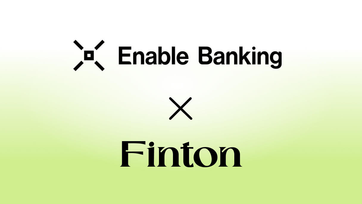 Enable Banking X Finton partnership