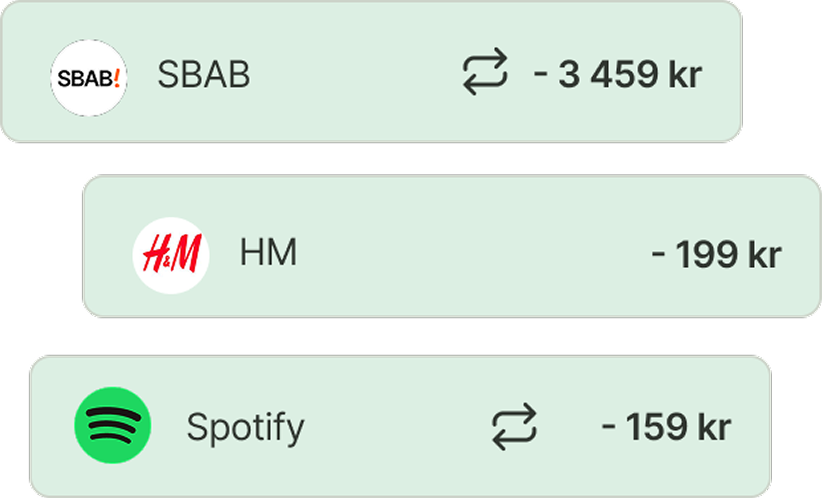 Se alla konton på ett ställe